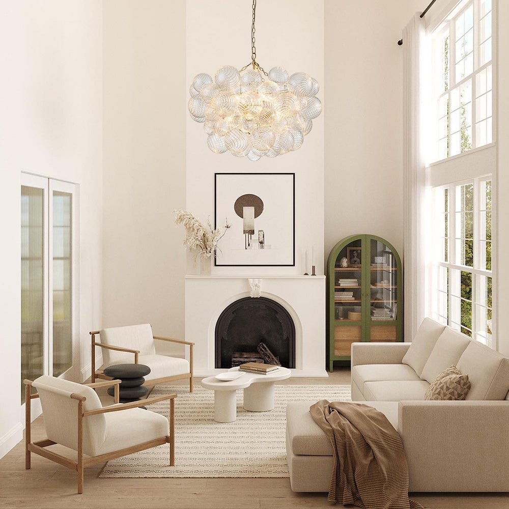 Aurora Chandelier Glass Ball Bubble Modern