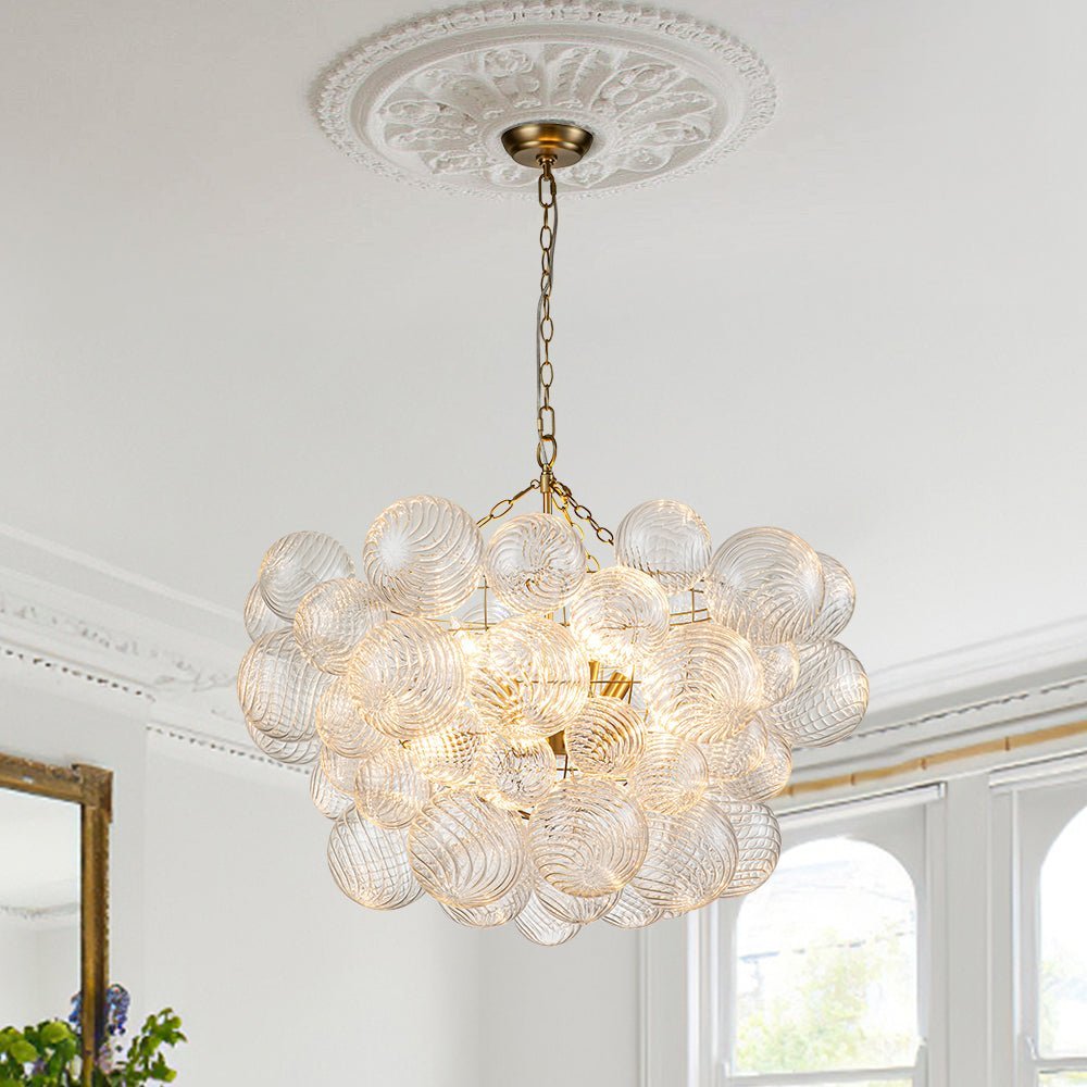 Aurora Chandelier Glass Ball Bubble Modern