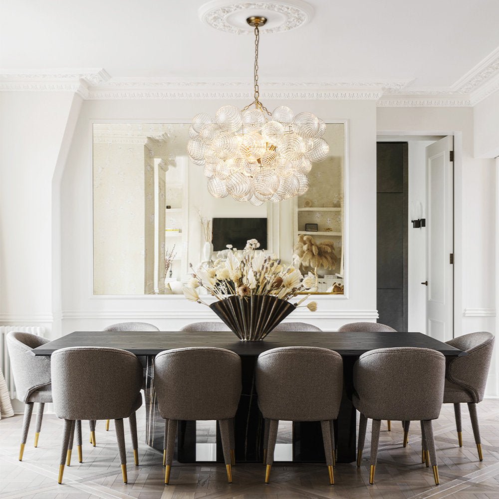 Aurora Chandelier Glass Ball Bubble Modern
