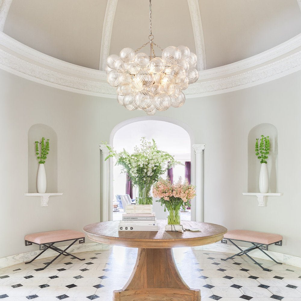 Aurora Chandelier Glass Ball Bubble Modern