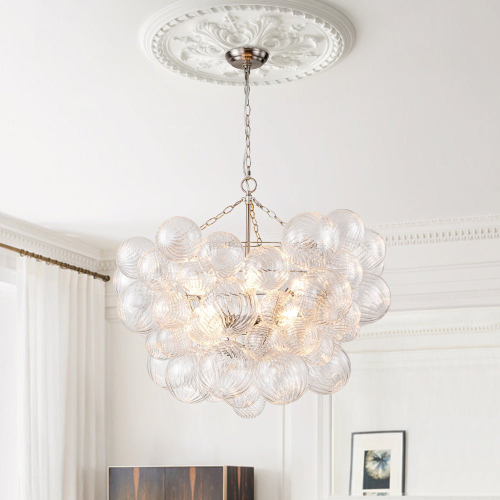 Aurora Chandelier Glass Ball Bubble Modern