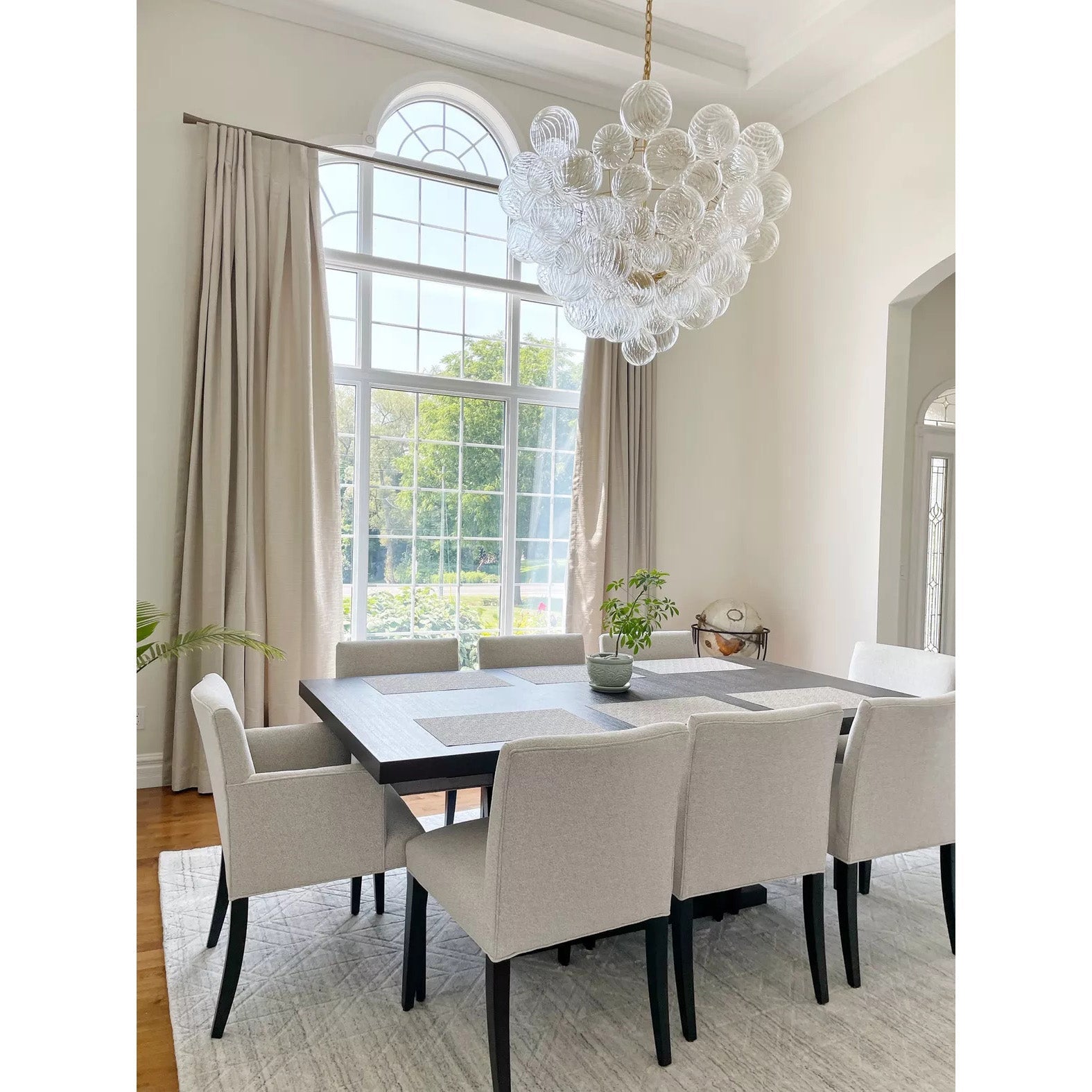 Aurora Chandelier Glass Ball Bubble Modern