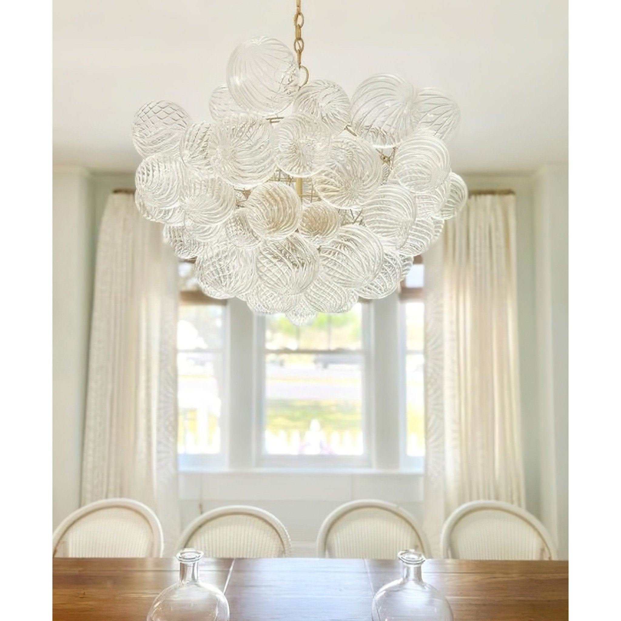 Aurora Chandelier Glass Ball Bubble Modern