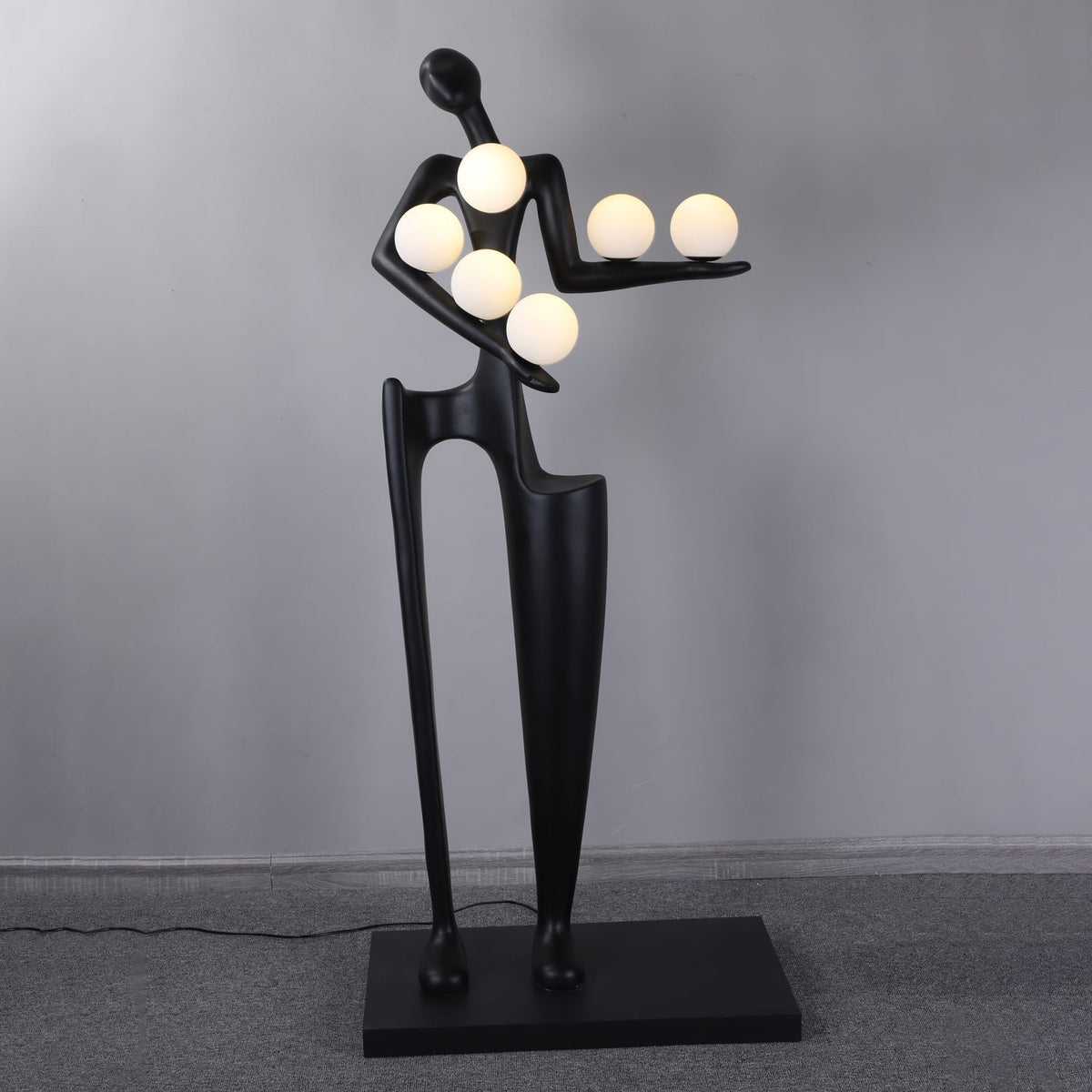 Viraeette Plastic Artistic Floor Lamp