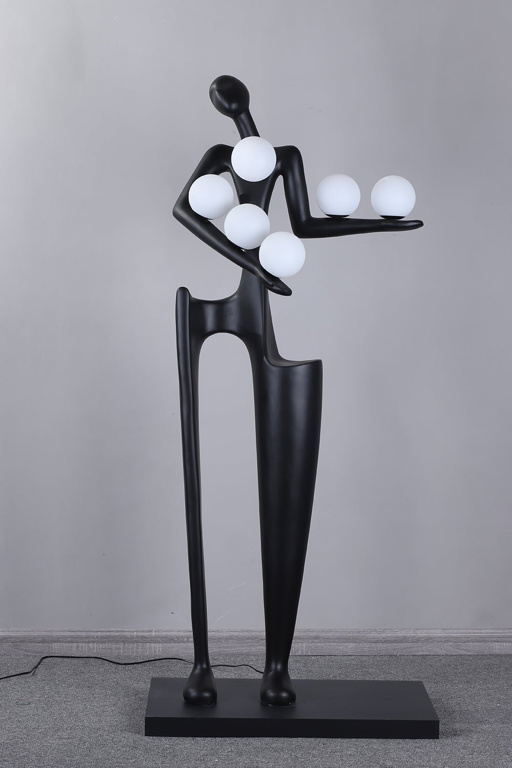 Viraeette Plastic Artistic Floor Lamp