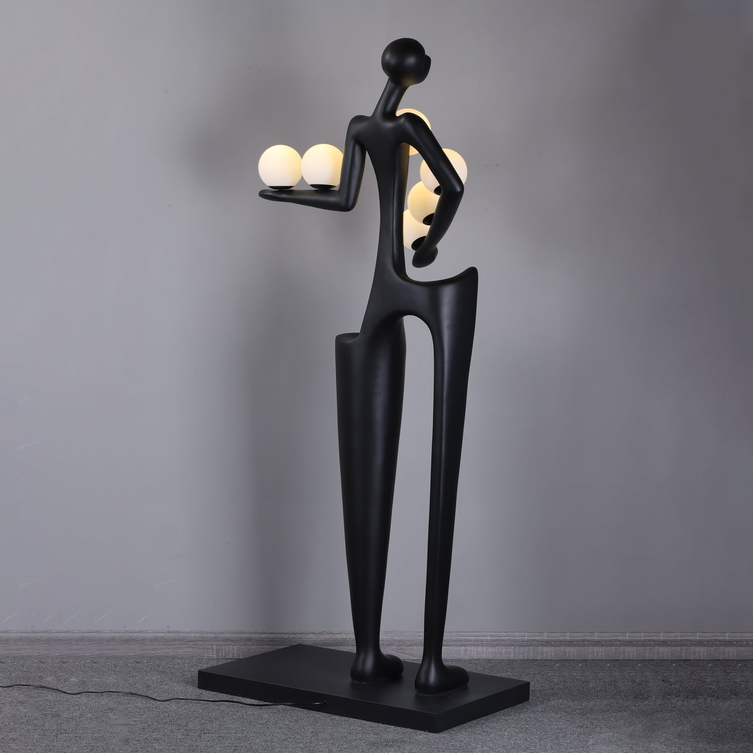 Viraeette Plastic Artistic Floor Lamp