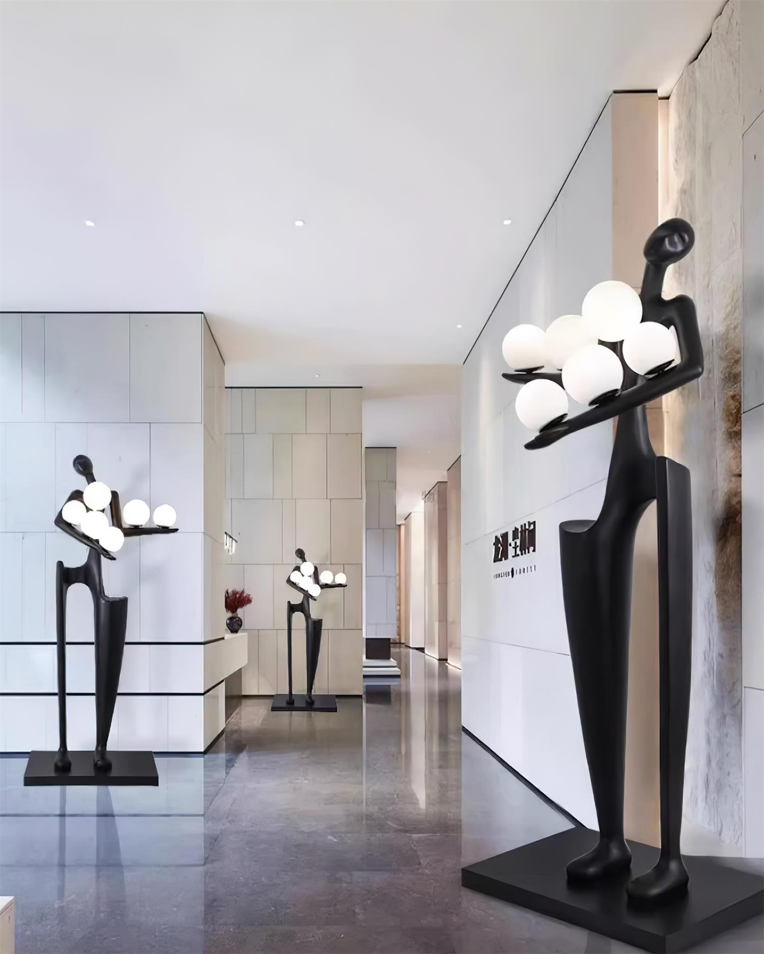 Viraeette Plastic Artistic Floor Lamp