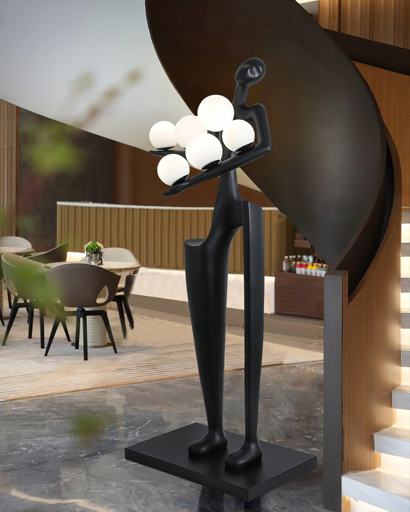 Viraeette Plastic Artistic Floor Lamp