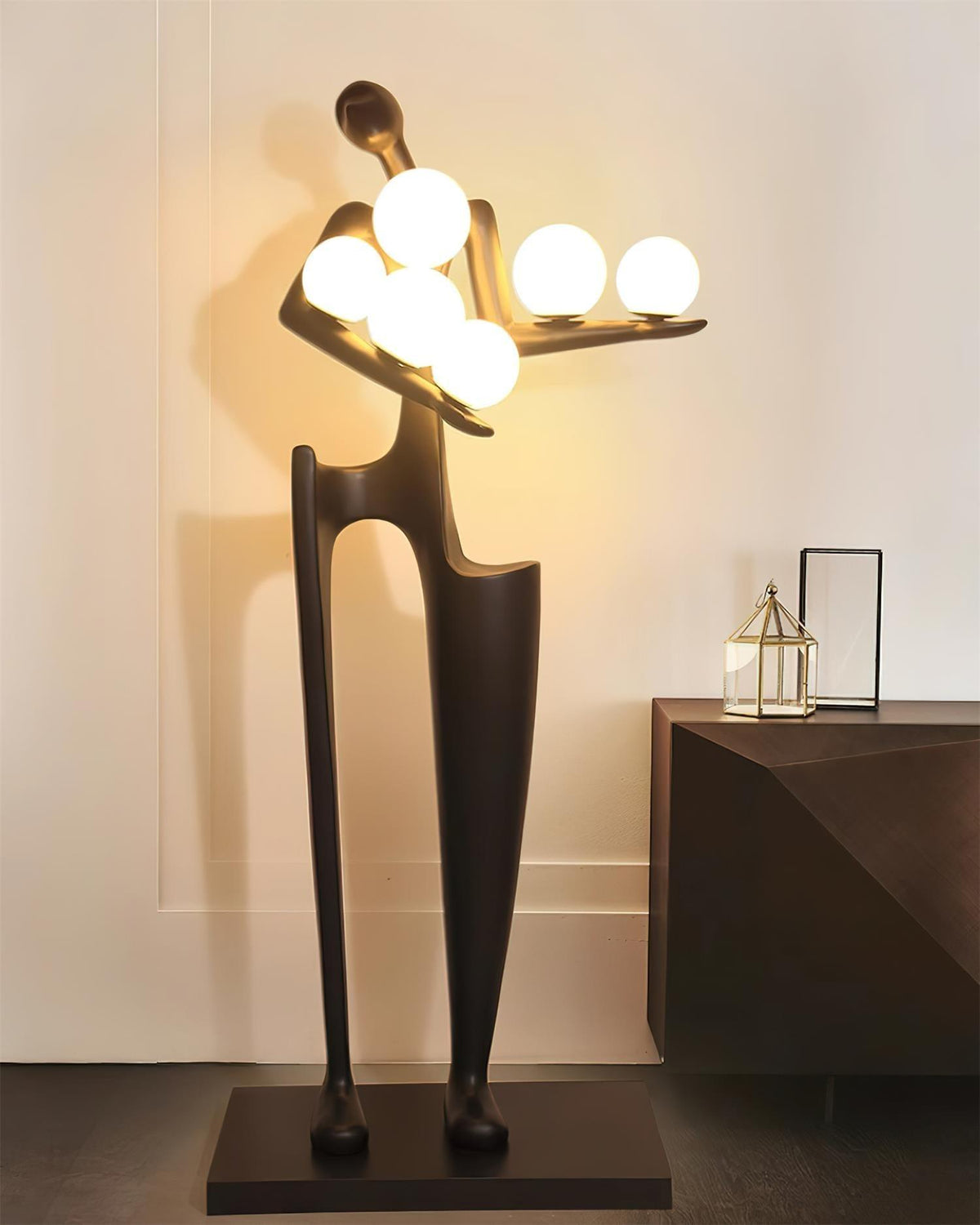 Viraeette Plastic Artistic Floor Lamp