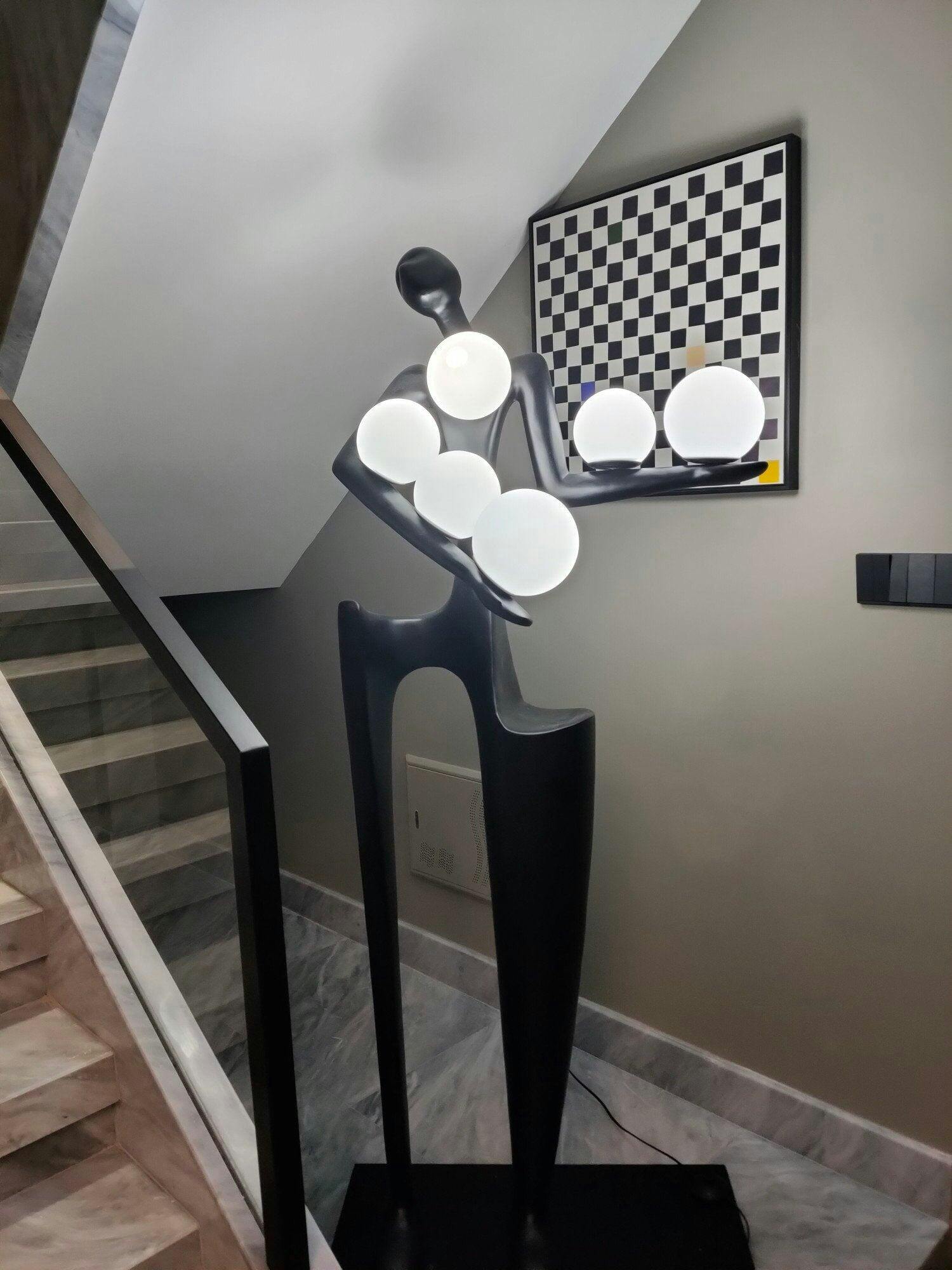 Viraeette Plastic Artistic Floor Lamp