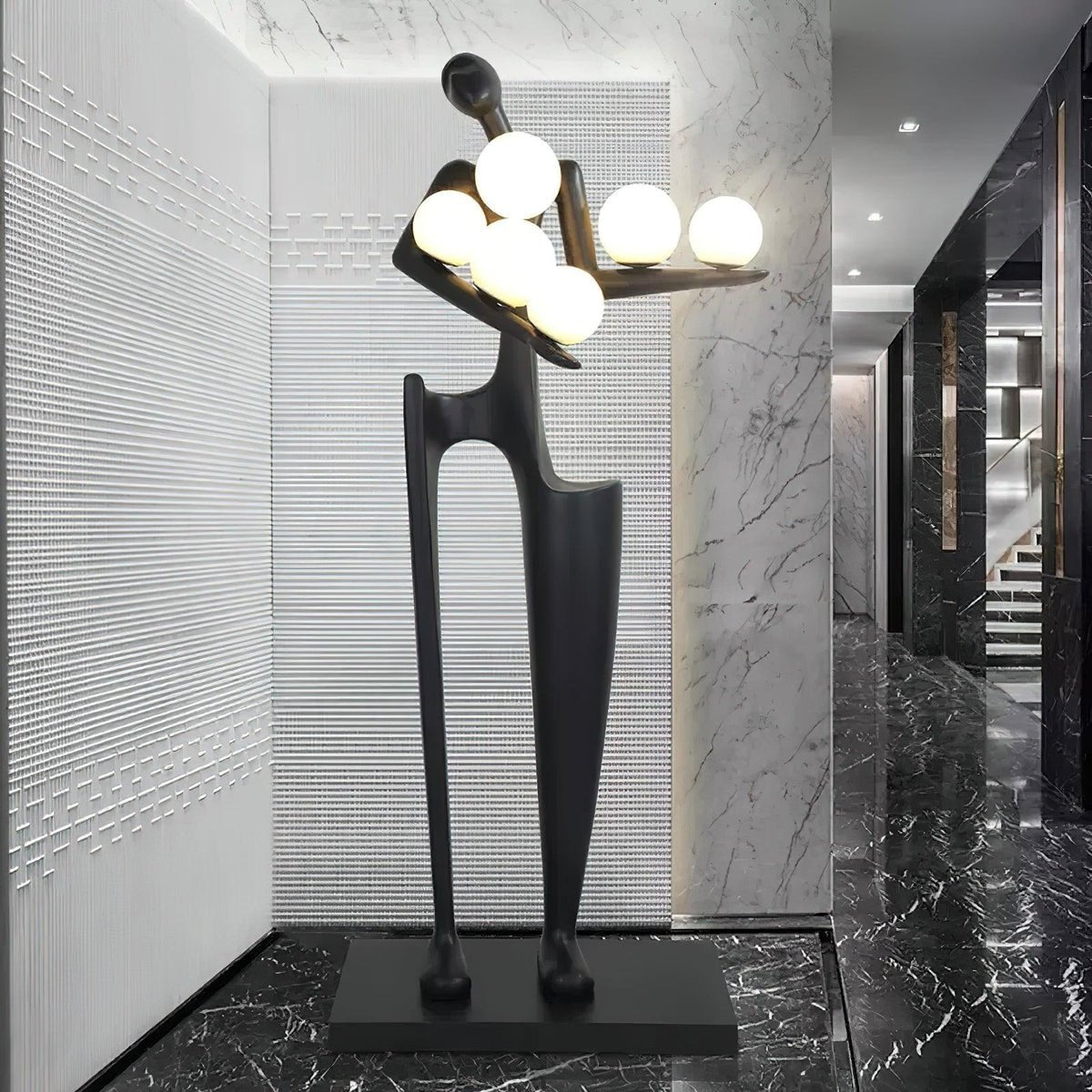 Viraeette Plastic Artistic Floor Lamp