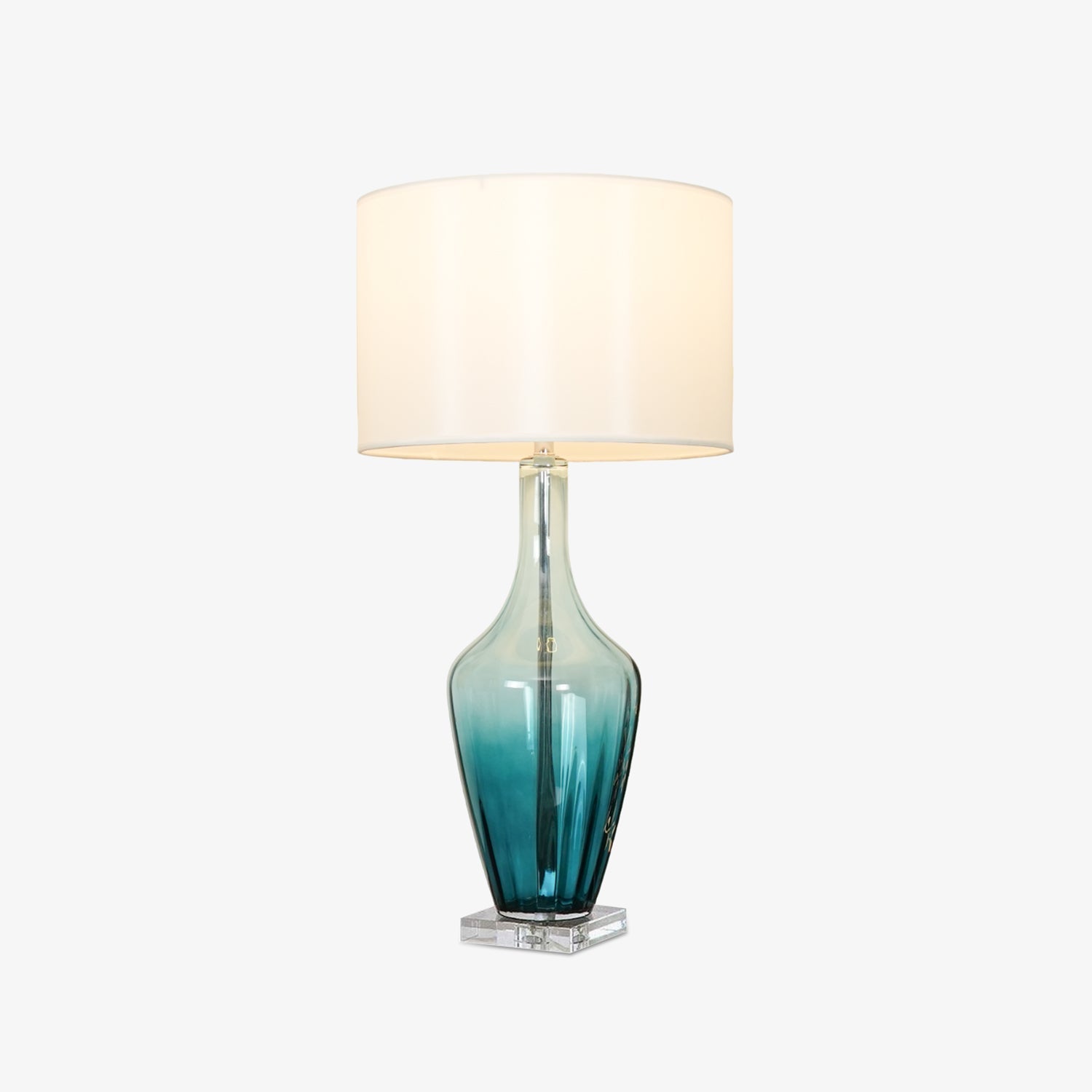 Syphae Glass Table Lamp - Neutral Decor