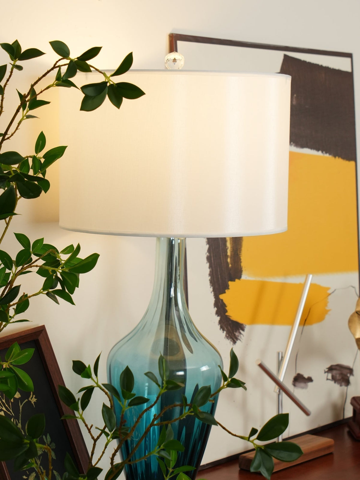 Syphae Glass Table Lamp