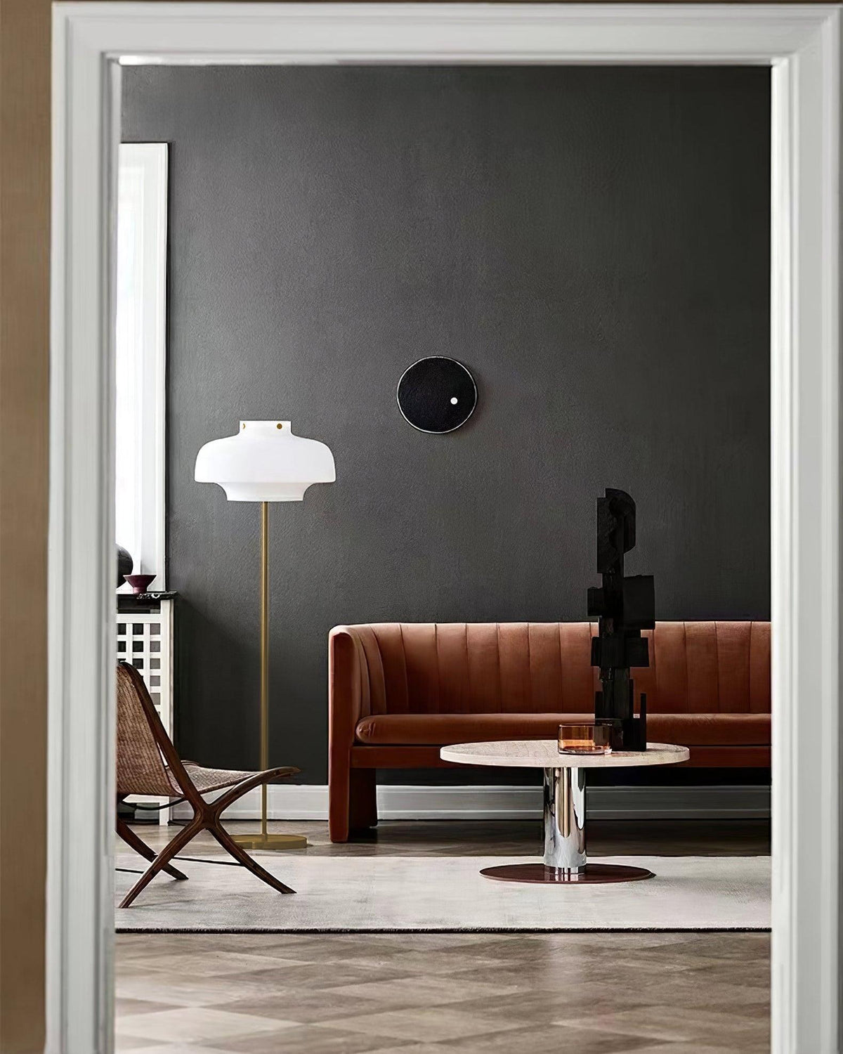 Olzoril Modern Marble Floor Lamp