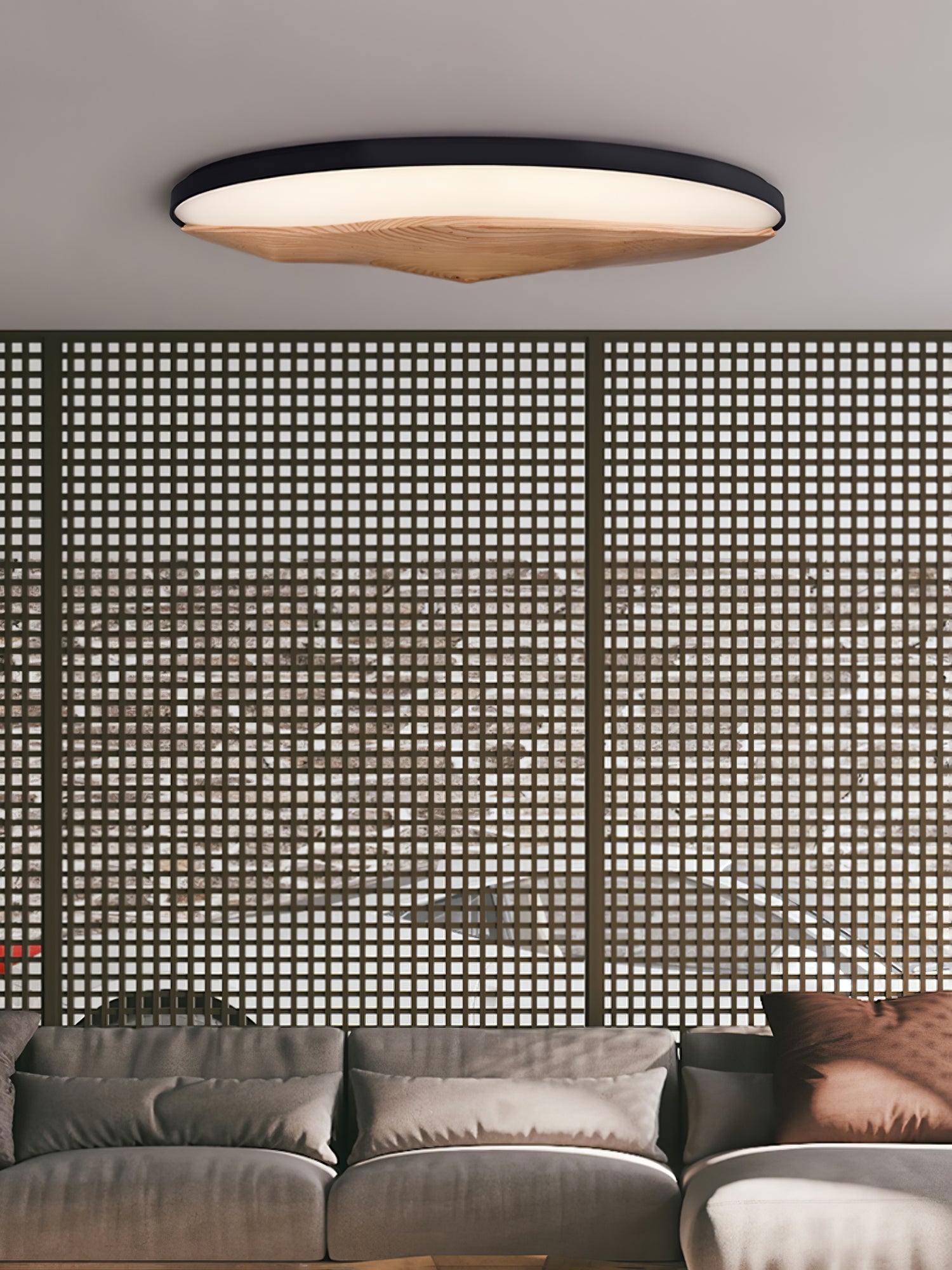 Vishaarae Scandi Wooden Ceiling Light