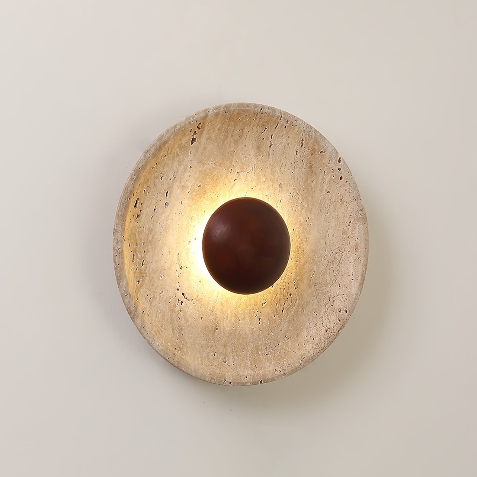 Ulraeia Minimalist Travertine Wall Light