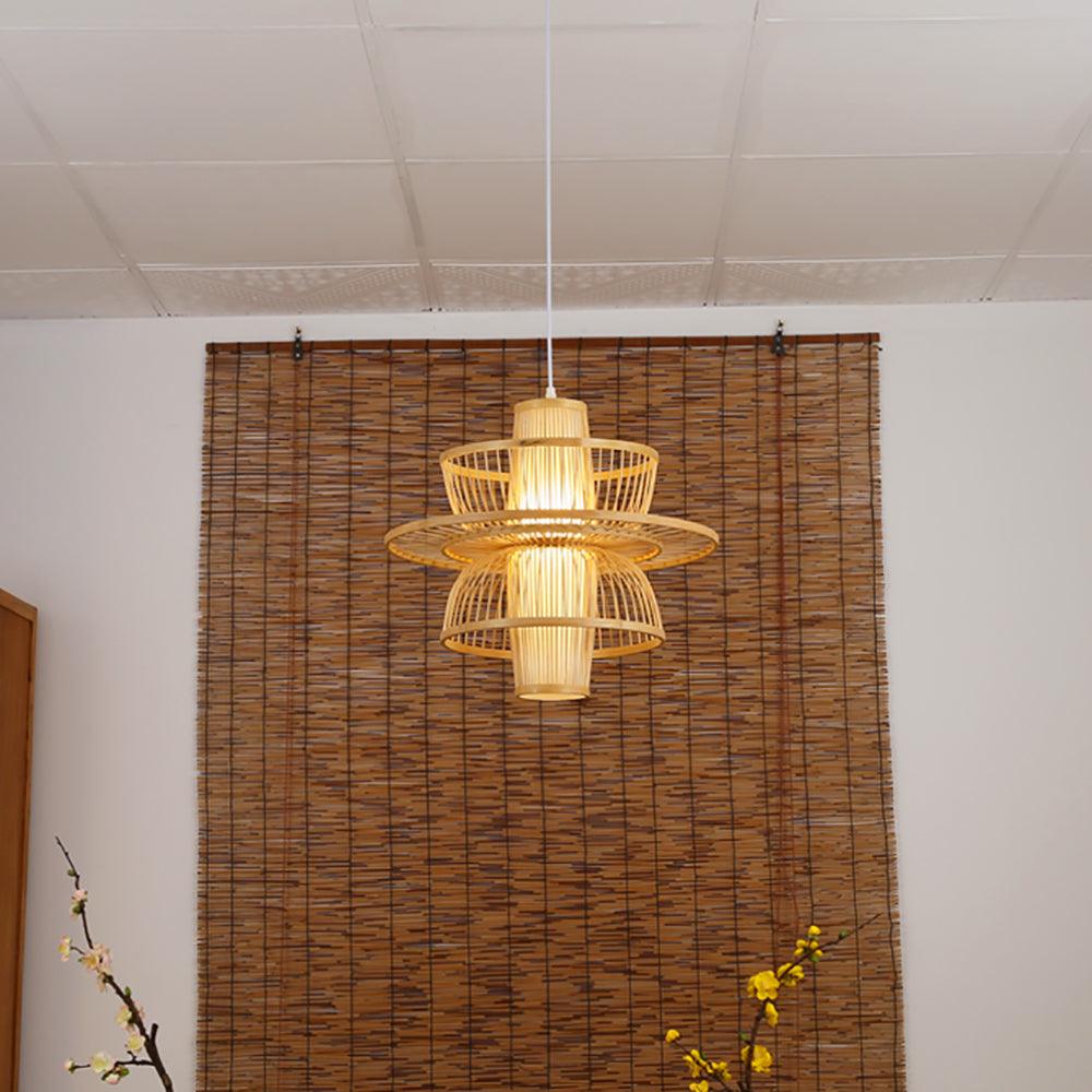 Gsplen Handmade Sigyn Bamboo Pendant Lamp