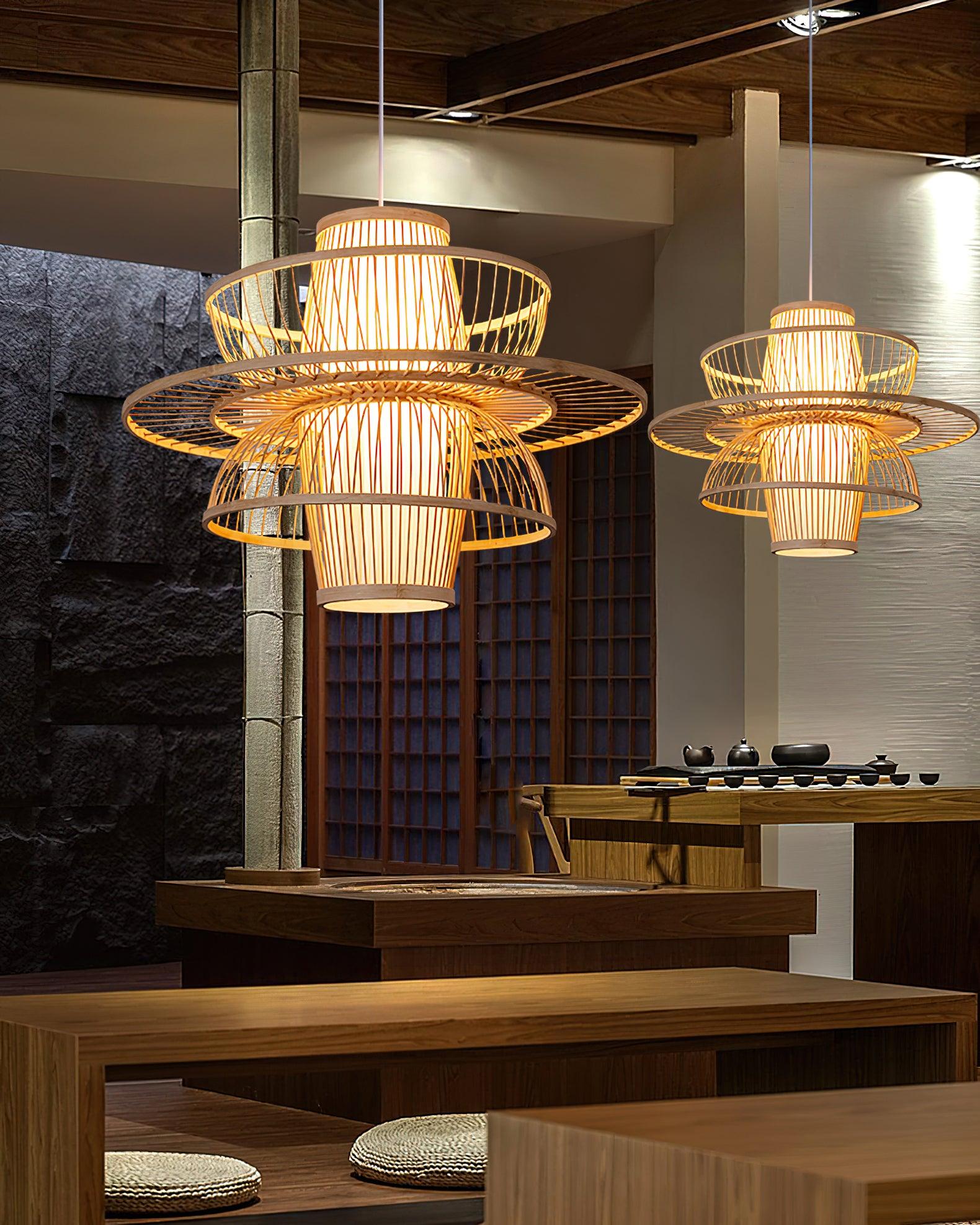 Gsplen Handmade Sigyn Bamboo Pendant Lamp