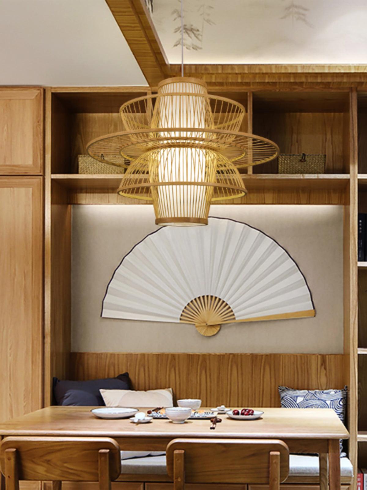 Gsplen Handmade Sigyn Bamboo Pendant Lamp