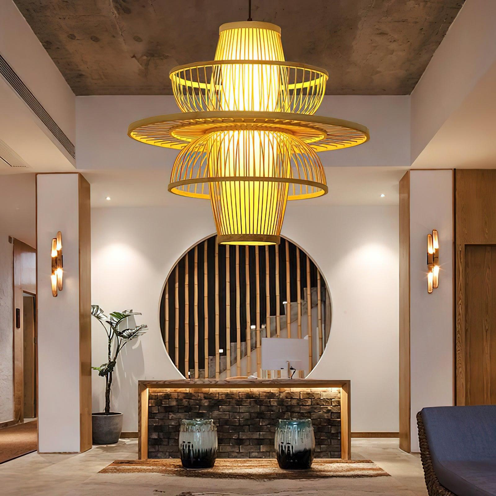 Gsplen Handmade Sigyn Bamboo Pendant Lamp