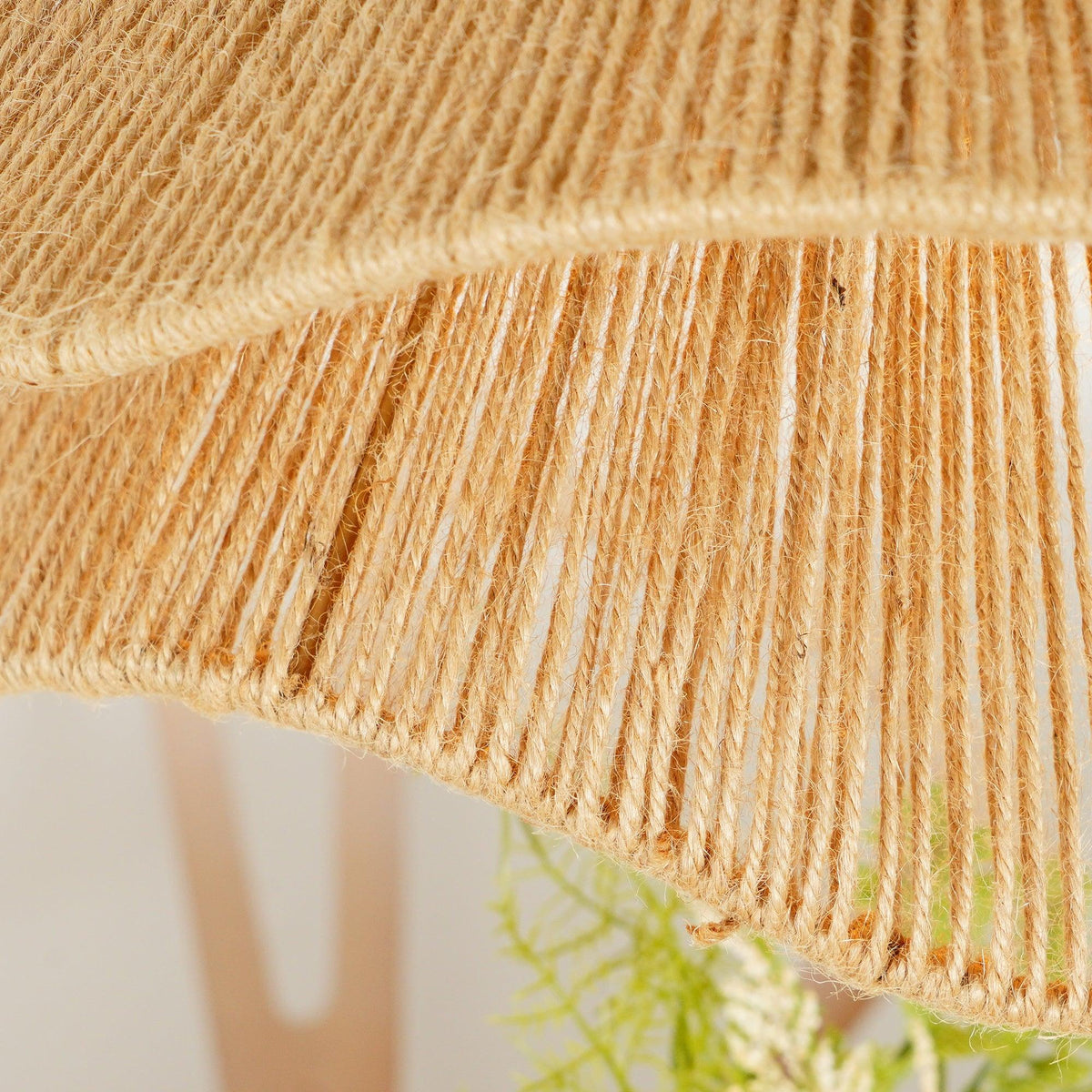 Avenaenne Pendant Lamp Handmade Straw Hat Double Layer
