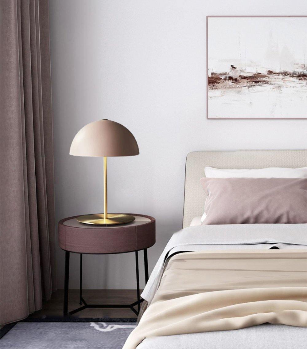 Zephen Acrylic Scandinavian Table Lamp - Neutral Decor