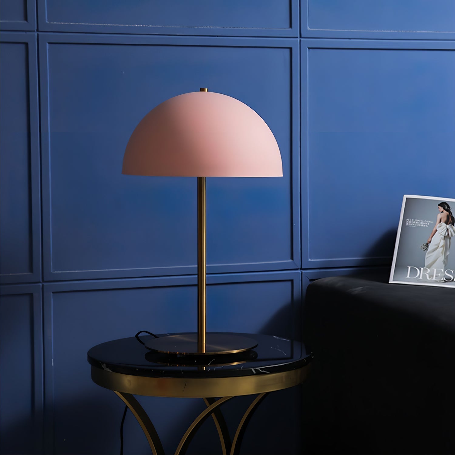 Zephen Acrylic Scandinavian Table Lamp - Neutral Decor