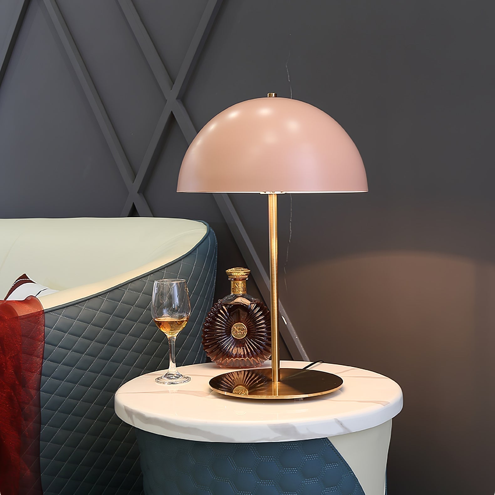 Zephen Acrylic Scandinavian Table Lamp - Neutral Decor