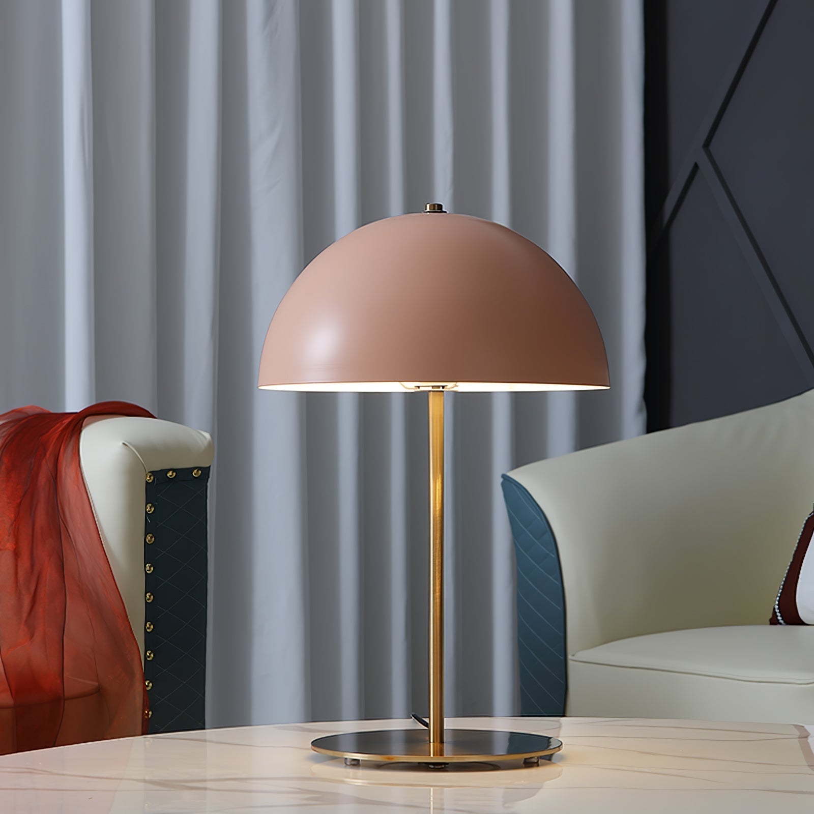 Zephen Acrylic Scandinavian Table Lamp - Neutral Decor