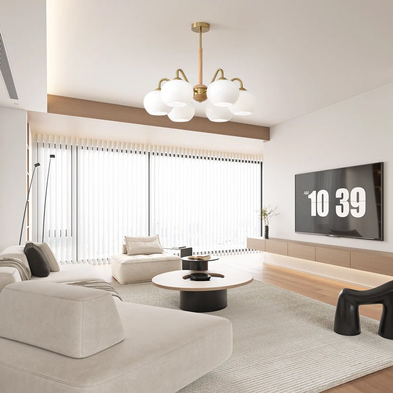 Elyra Elegant Wood Chandelier