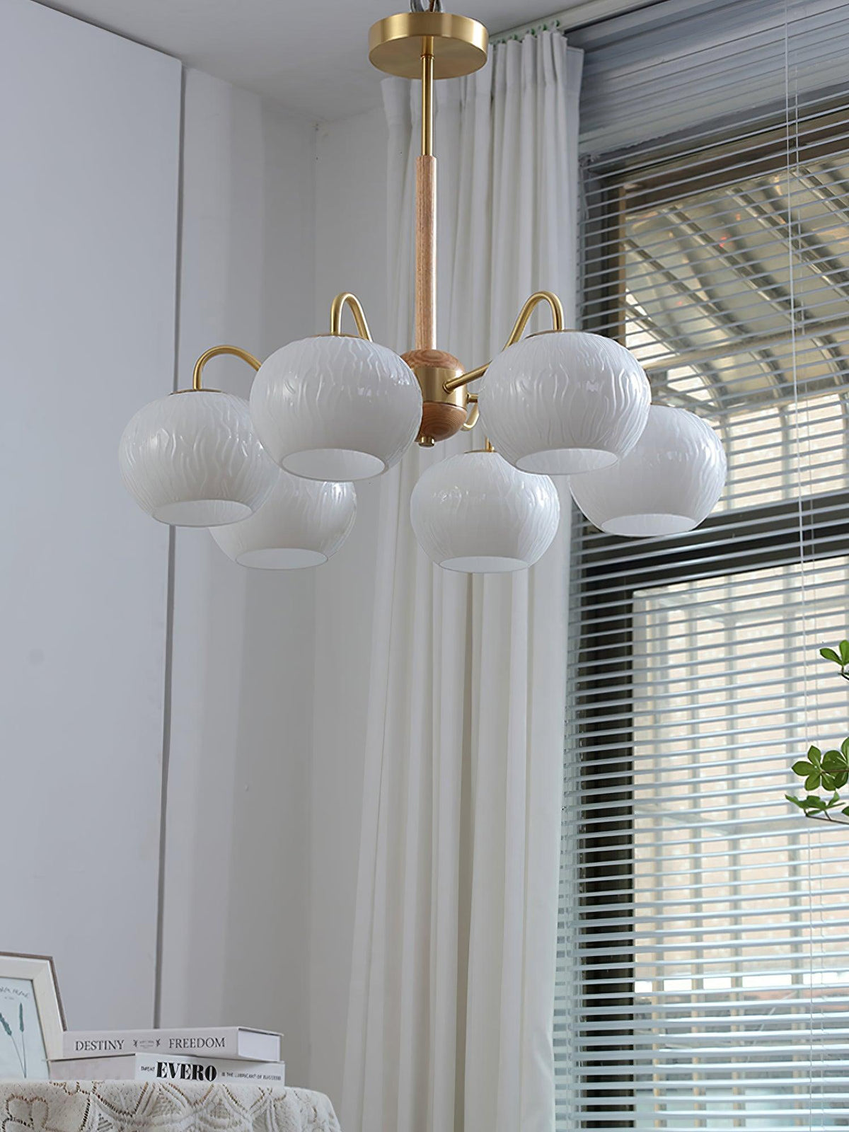 Elyra Elegant Wood Chandelier