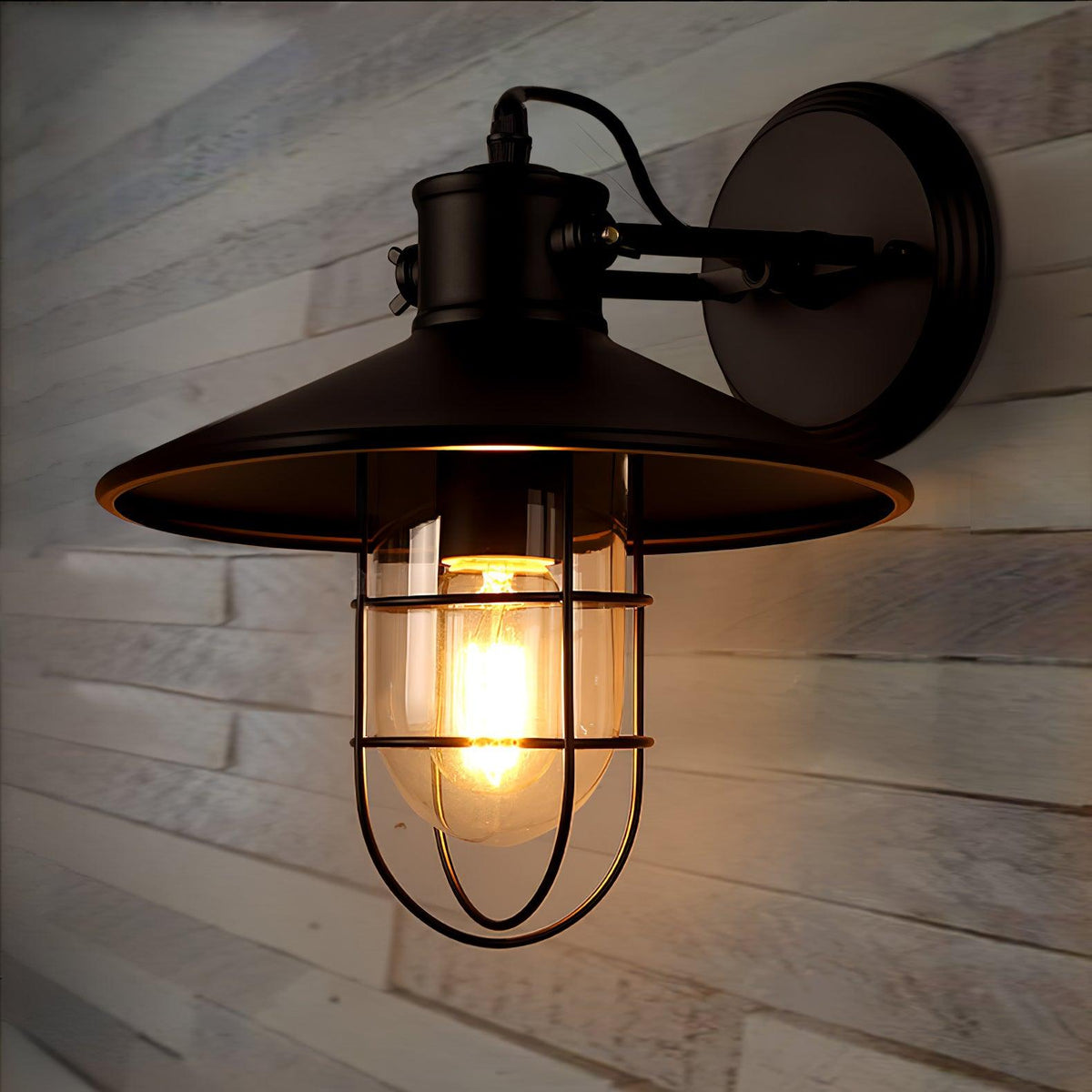 Eiraniella Abnormal Harbour Industrial Glass Wall Light