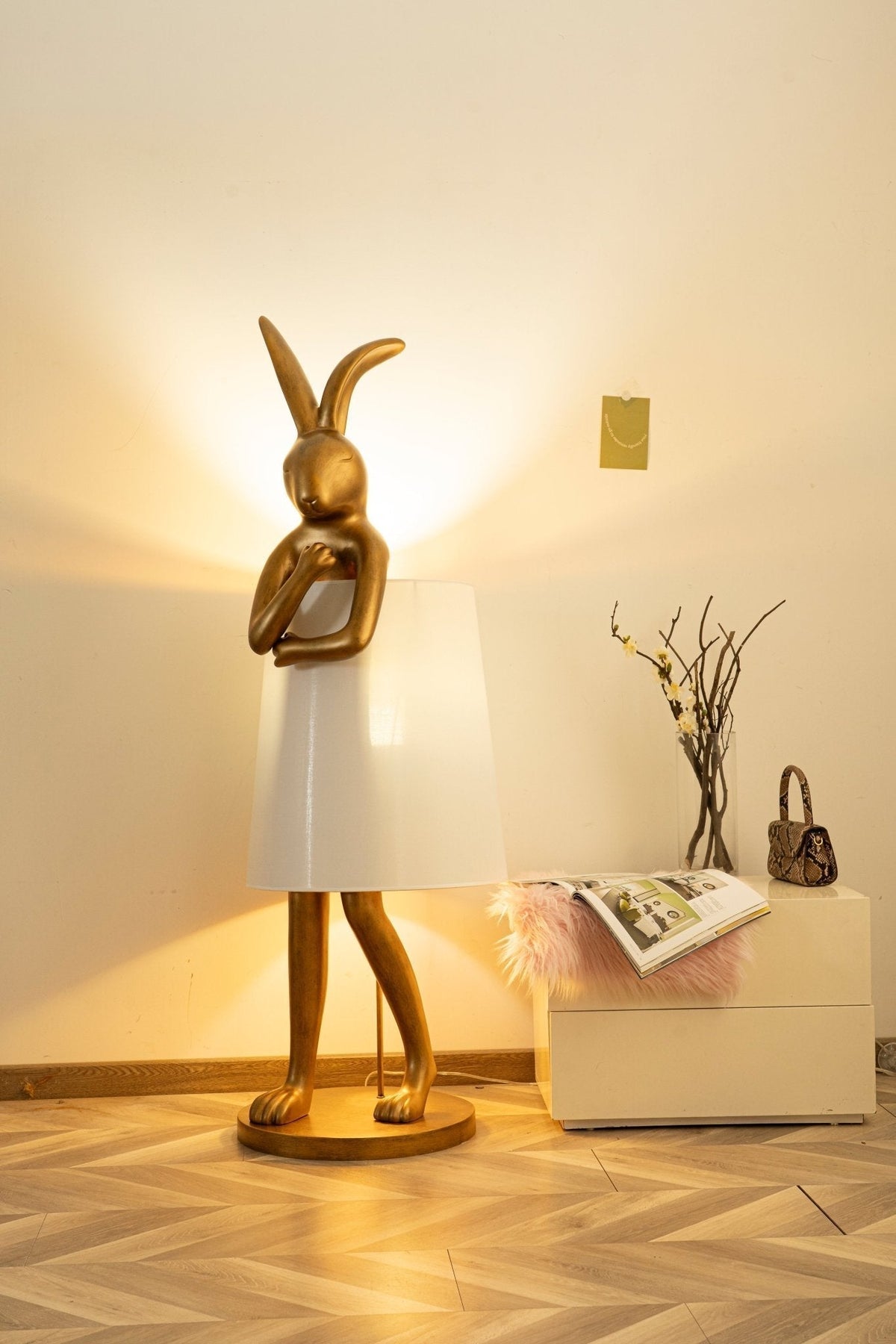Sedr Luxurious Hare Silhouette Floor Lamp