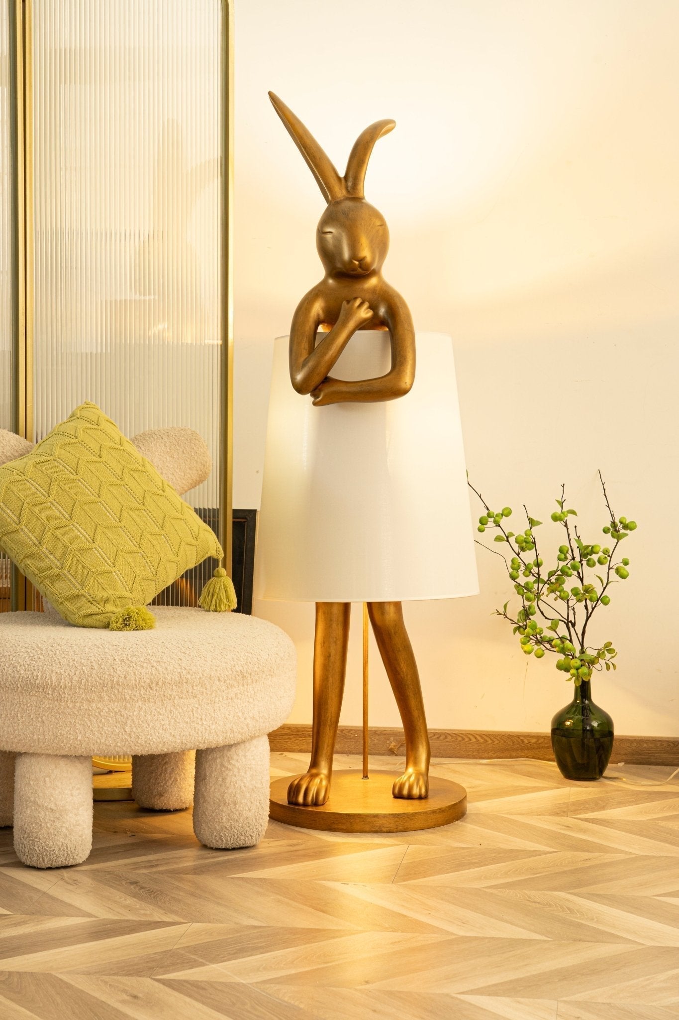 Sedr Luxurious Hare Silhouette Floor Lamp