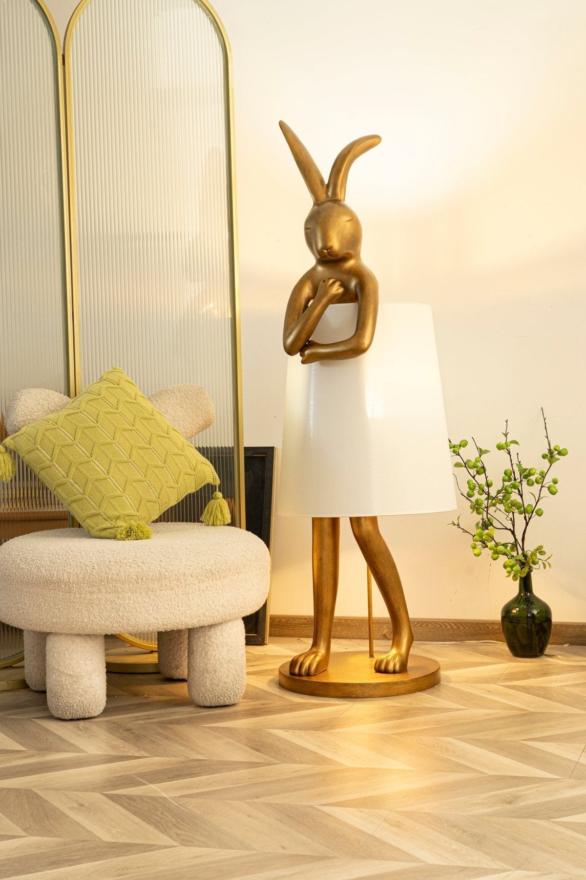 Sedr Luxurious Hare Silhouette Floor Lamp