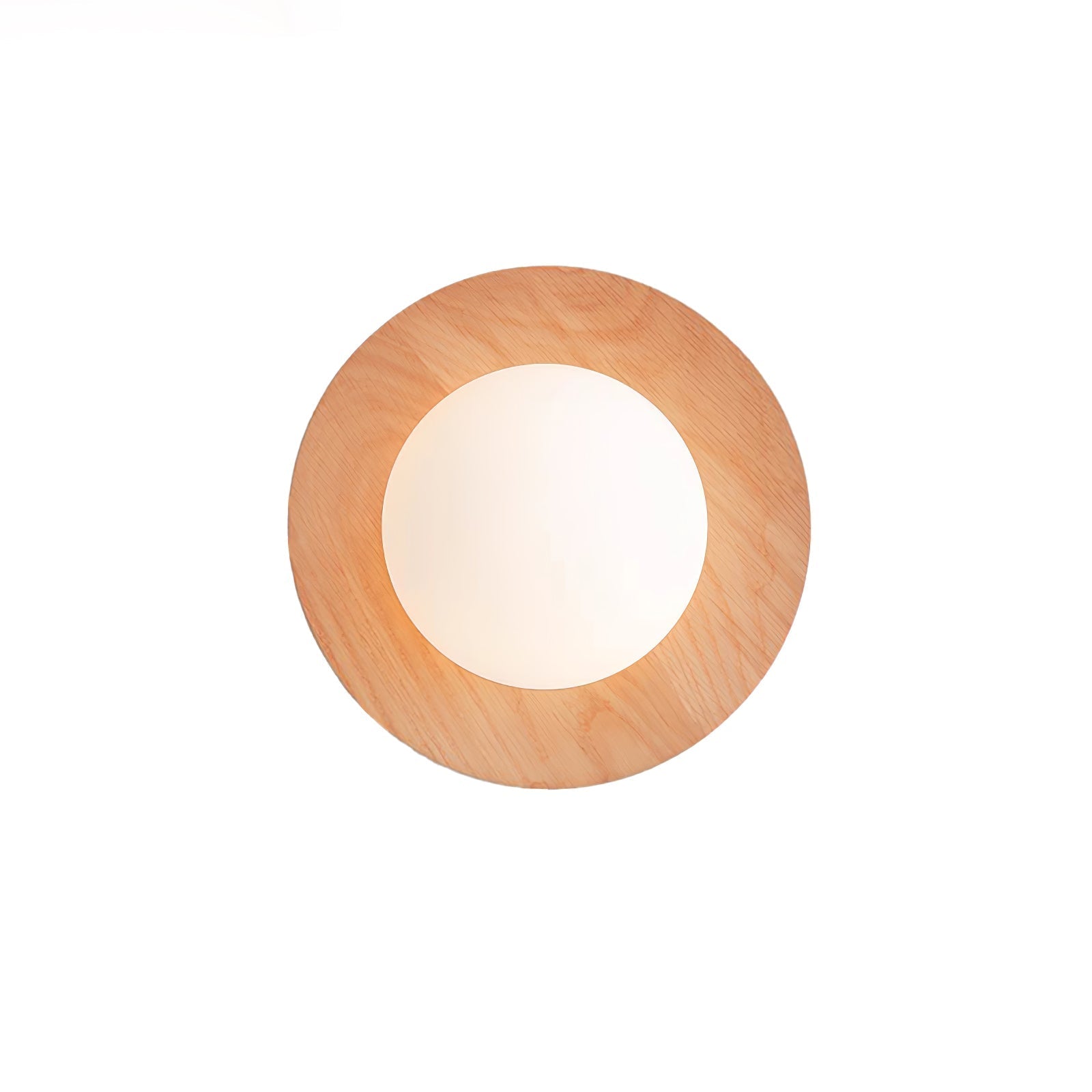 Eloza Modern Minimalist Wooden Glass Wall Light