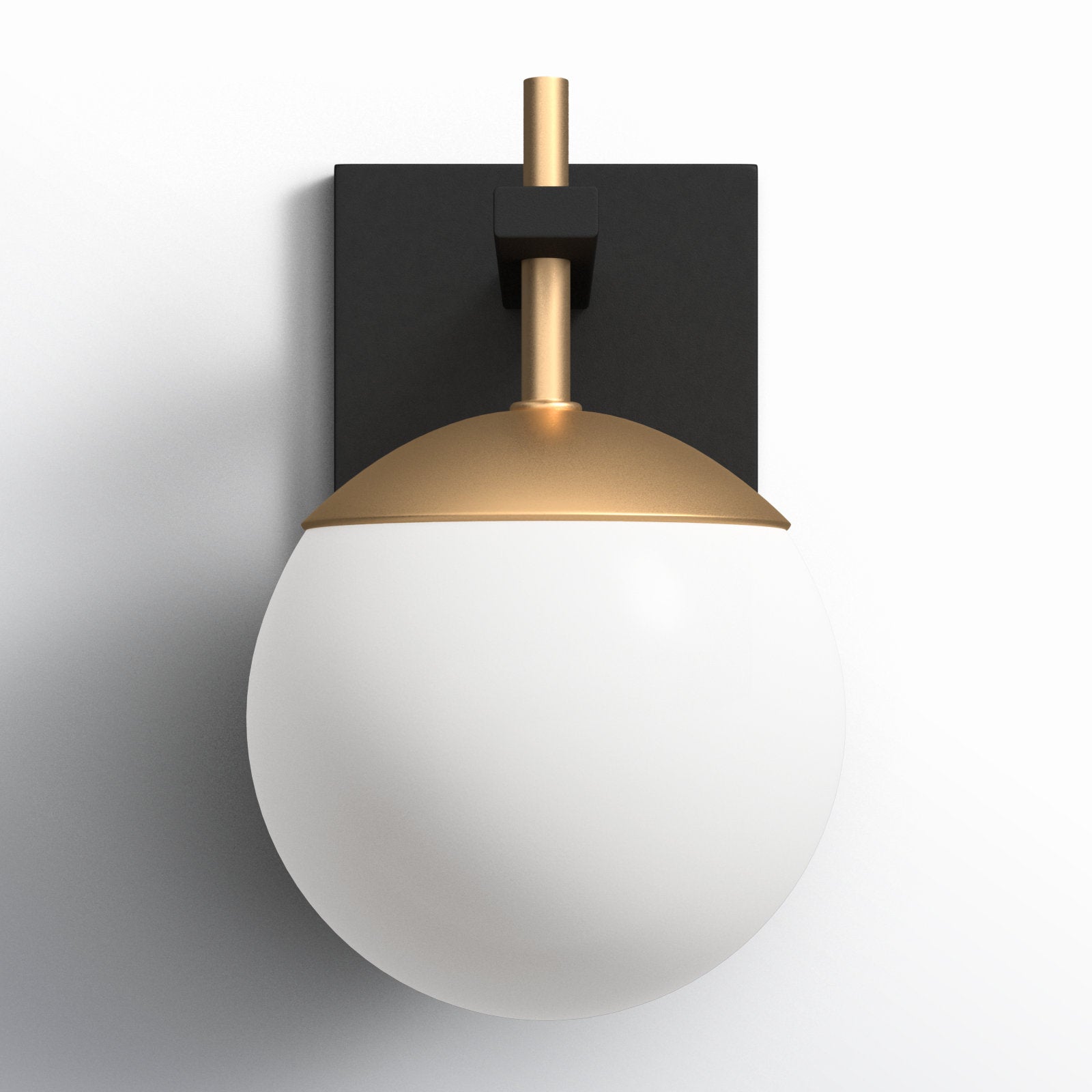 Ealior Modern Minimalist Globe Glass Sconce Wall lamp