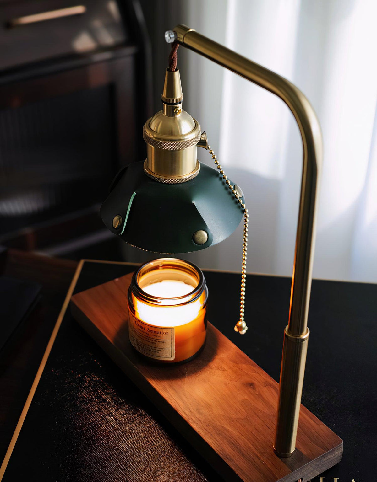Clark Modern Wood Table Lamp
