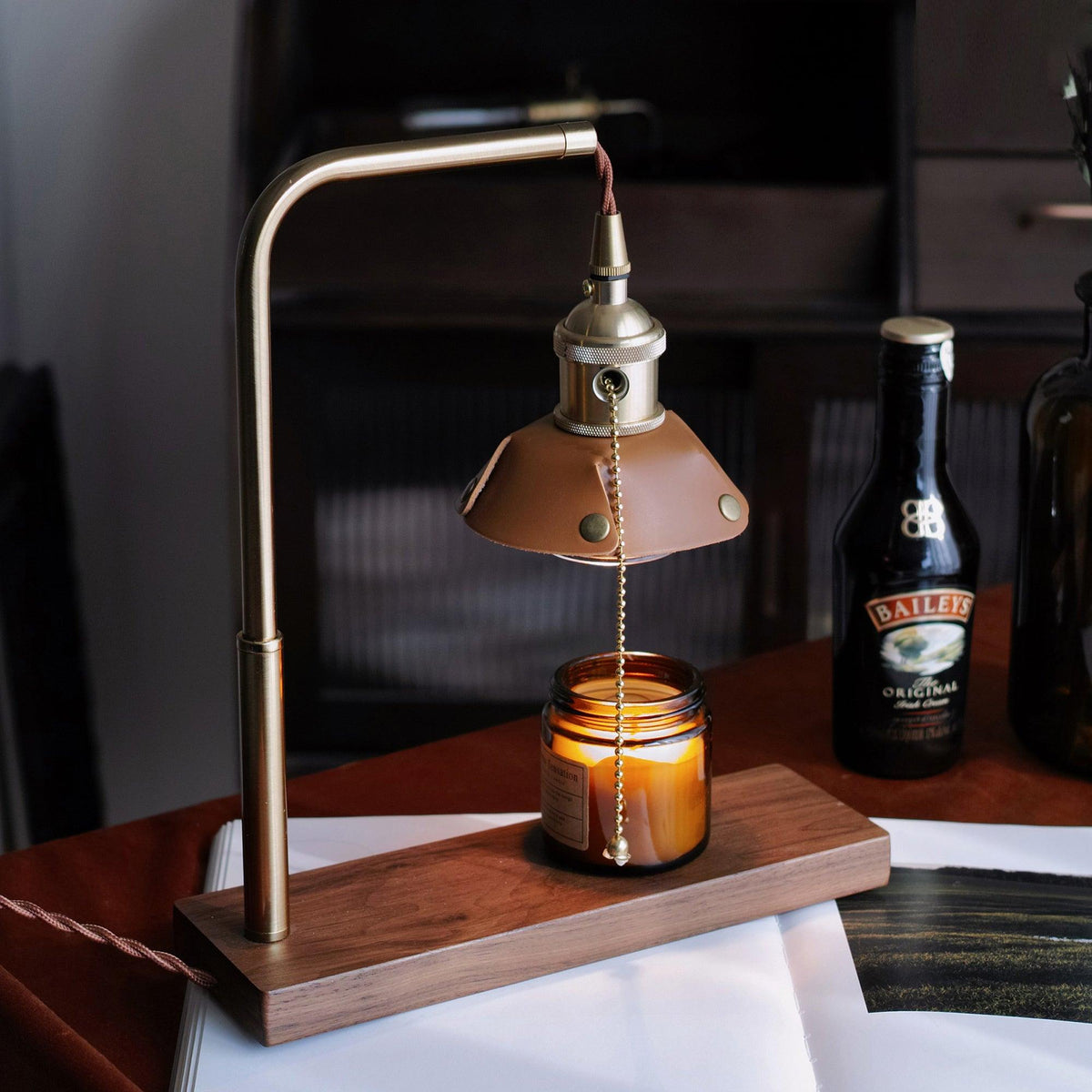 Clark Modern Wood Table Lamp
