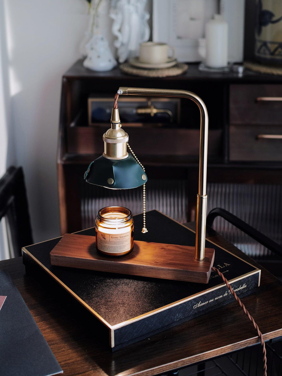 Clark Modern Wood Table Lamp