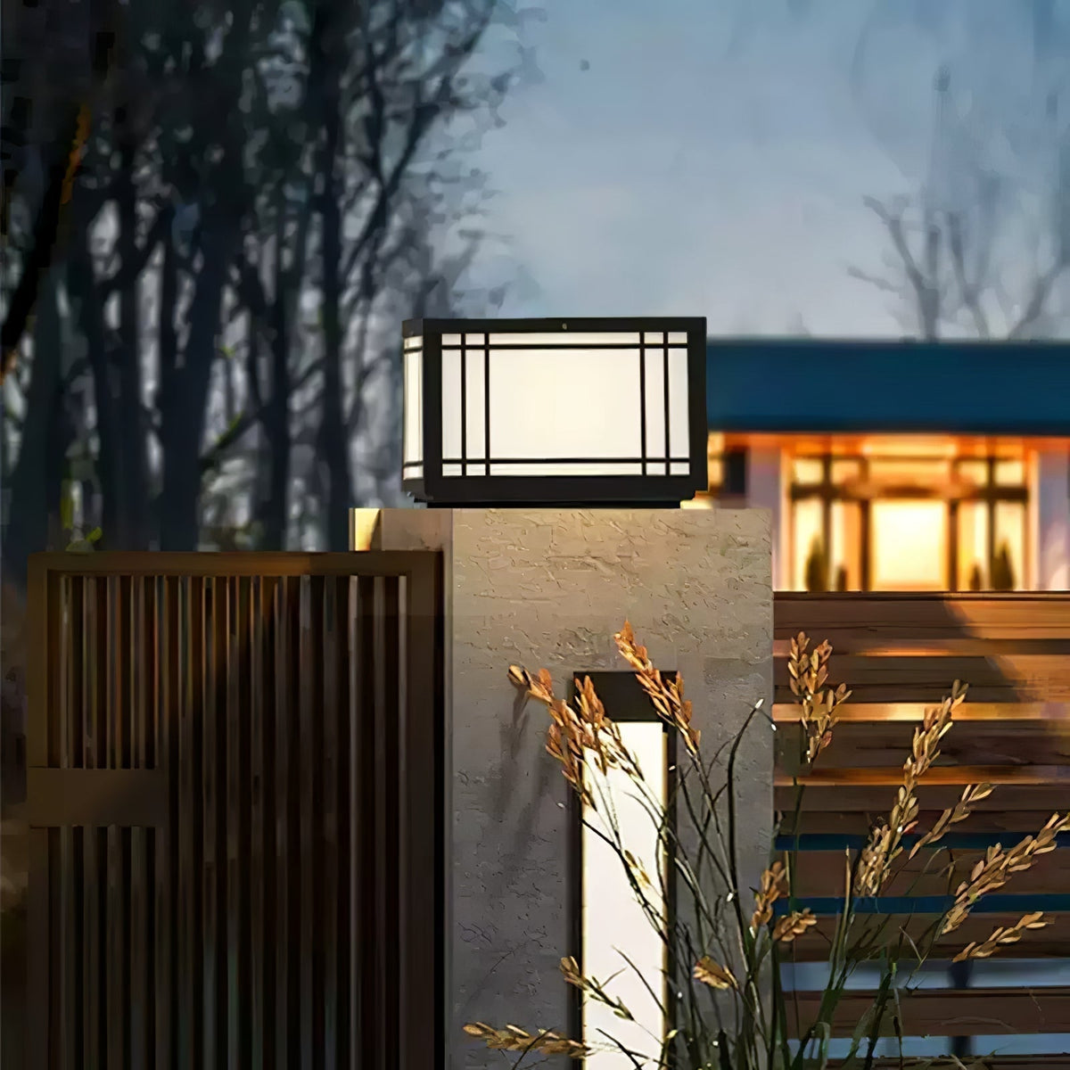Harrison Classic Premium Solar Cube Outdoor Lamp
