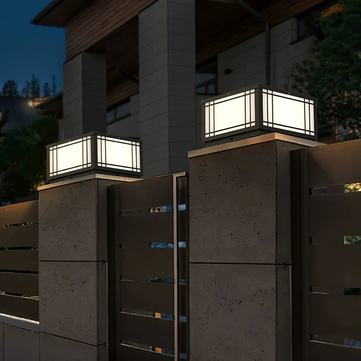 Harrison Classic Premium Solar Cube Outdoor Lamp