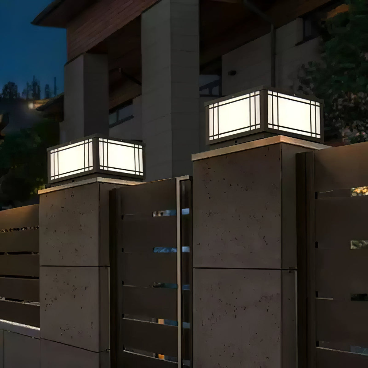 Harrison Classic Premium Solar Cube Outdoor Lamp
