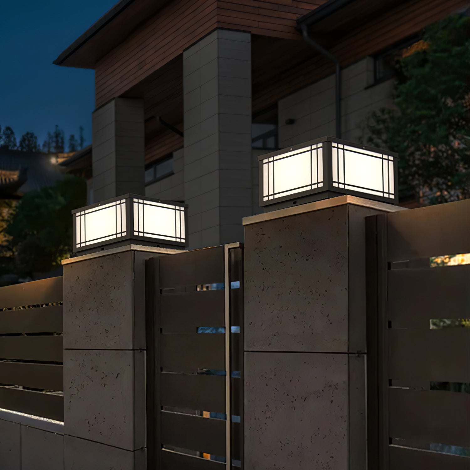 Harrison Classic Premium Solar Cube Outdoor Lamp