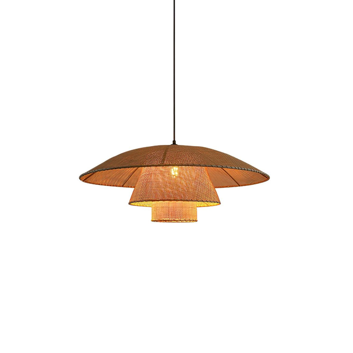 Arixu Rattan Vintage Pendant Lamp