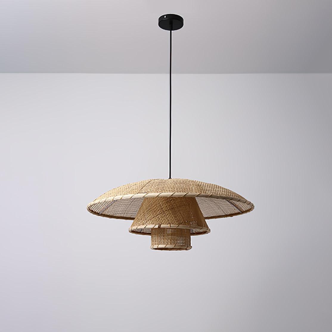 Arixu Rattan Vintage Pendant Lamp