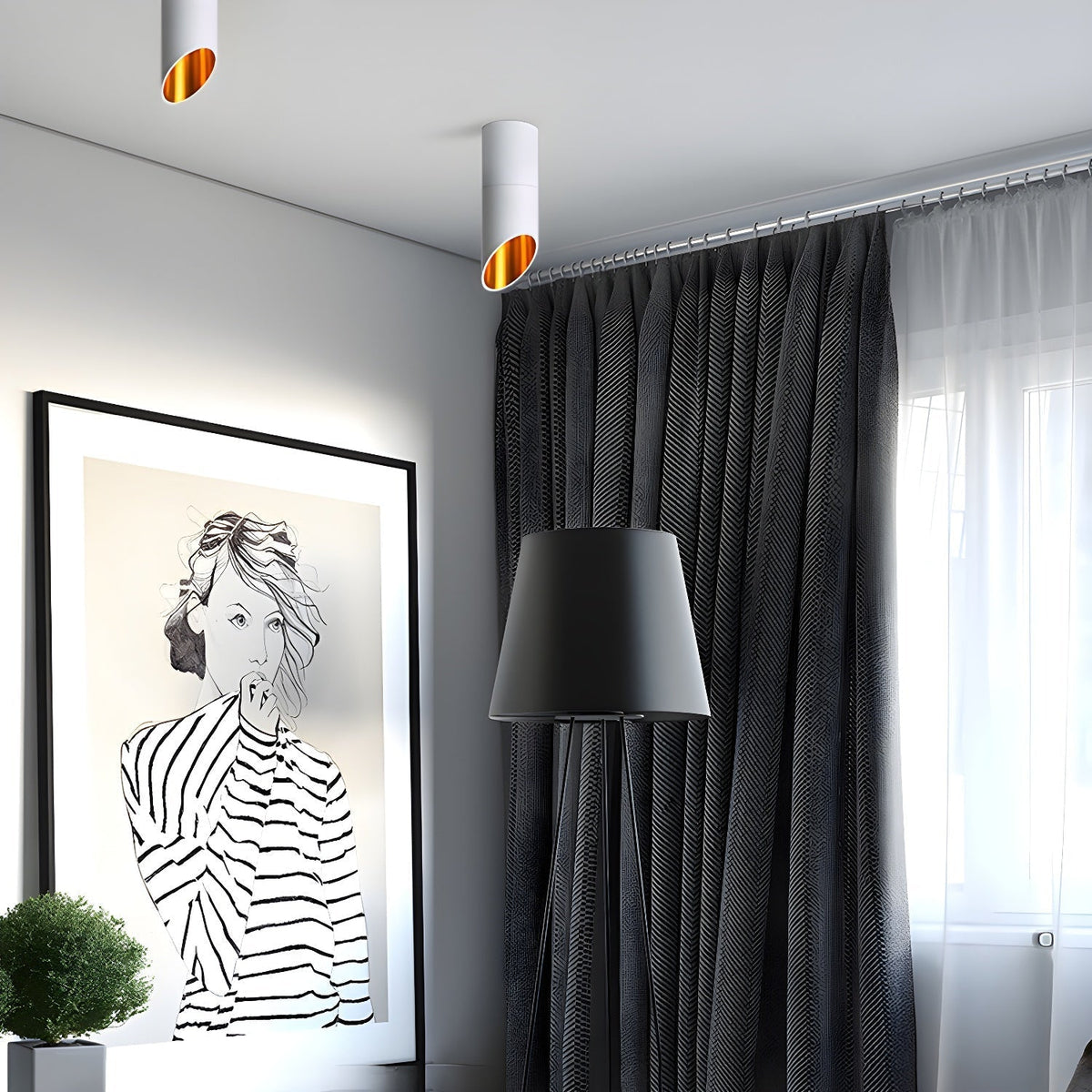 Mirinel Modern Minimalist Tube Surface Downlight