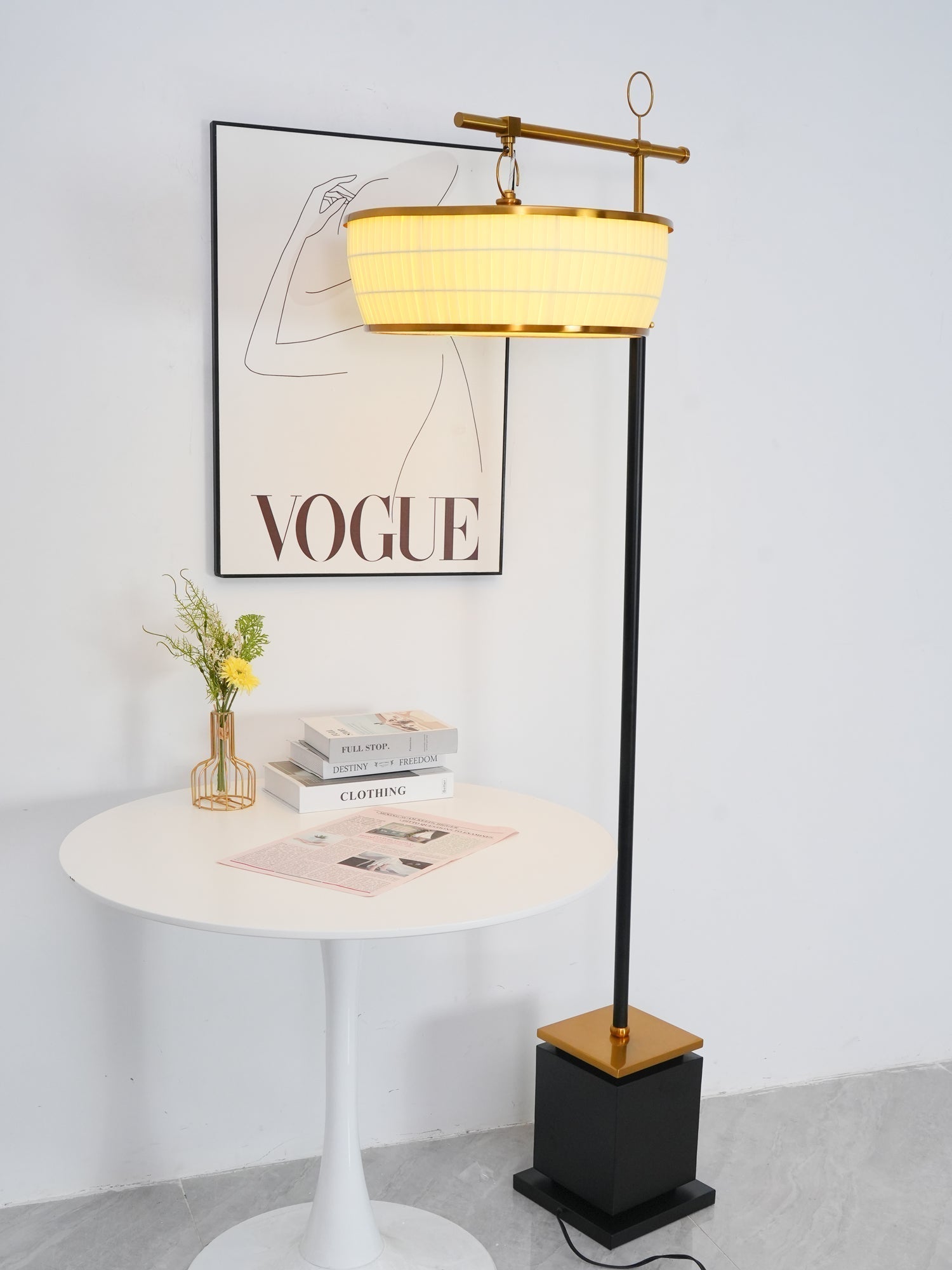 Socor Modern Fabric Floor Lamp