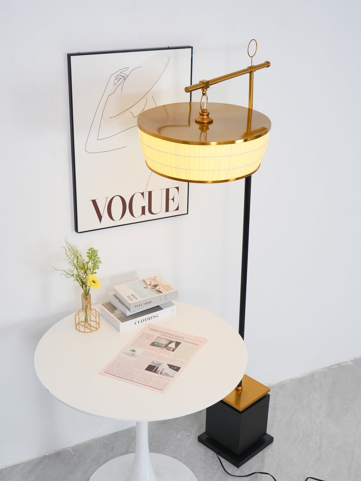 Socor Modern Fabric Floor Lamp