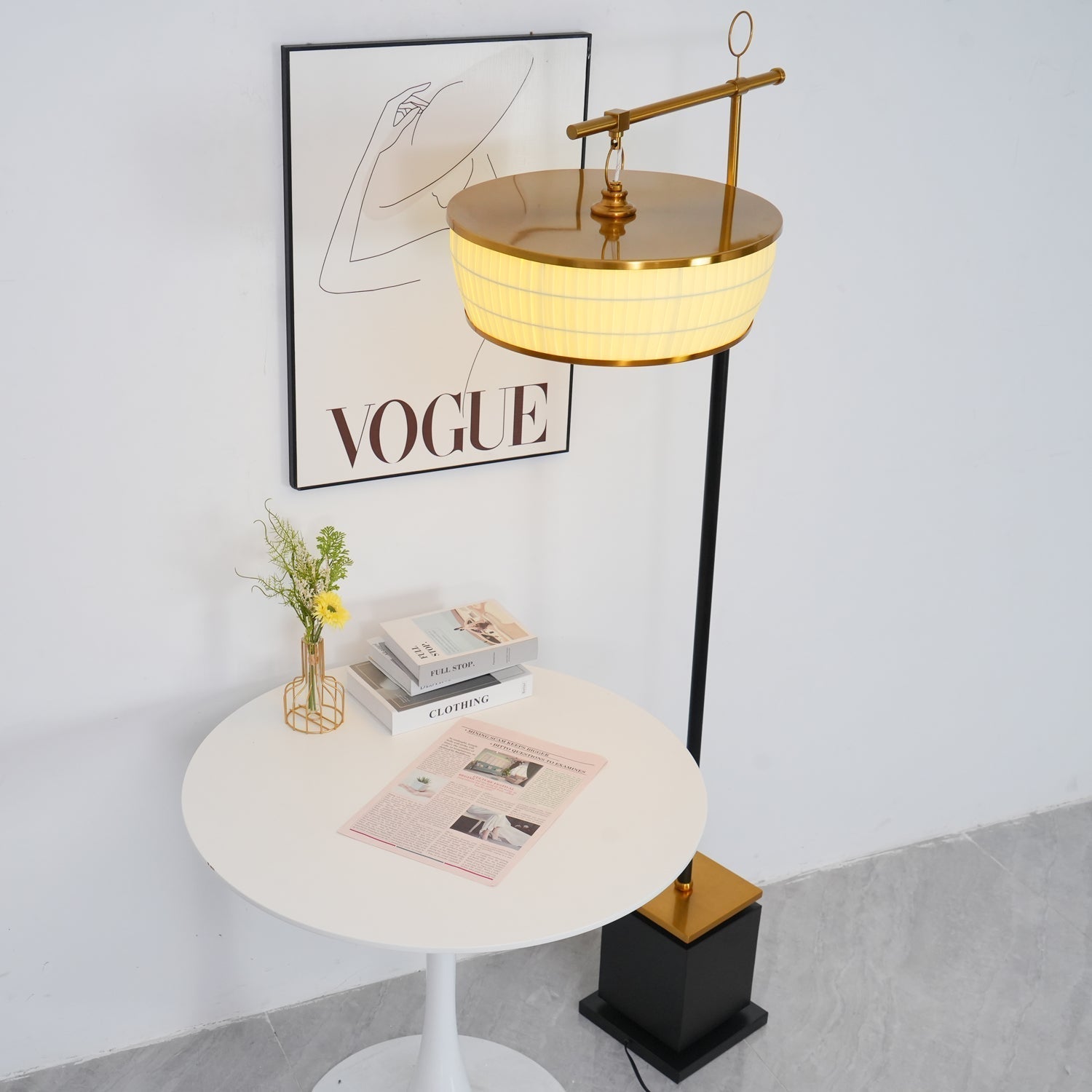 Socor Modern Fabric Floor Lamp